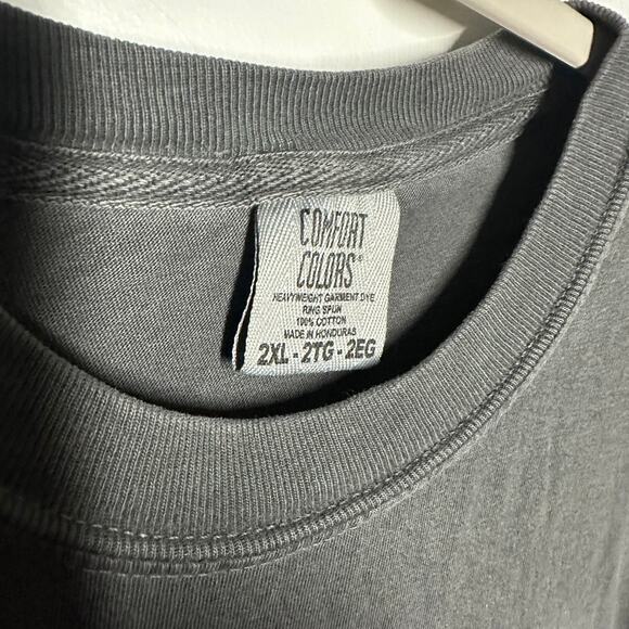 Garage Beer Garage Fear Gray T-Shirt Short Sleeve Comfort Colors Size 2XL - Picture 3 of 7